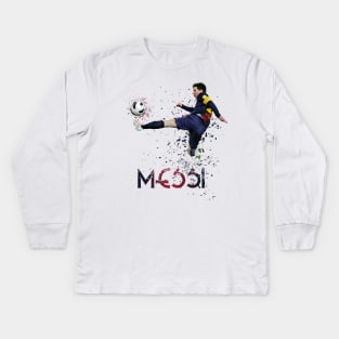 Lionel Messi Kids Long Sleeve T-Shirt